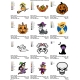 12 Halloween Embroidery Designs Collection 02